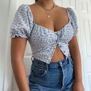 Floral Crop Top